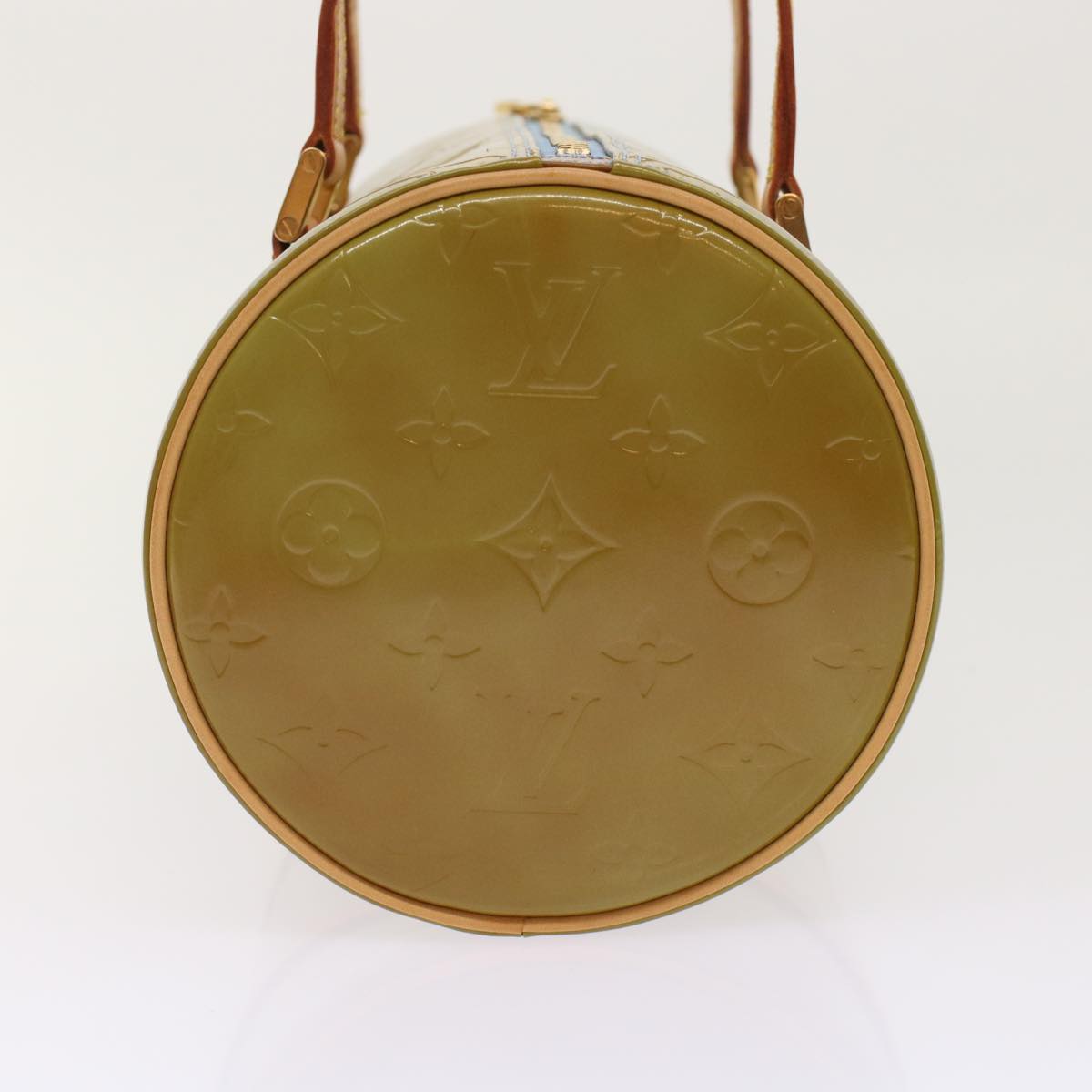 LOUIS VUITTON Monogram Vernis Bedford Hand Bag Baby Blue M91007 LV  th3831