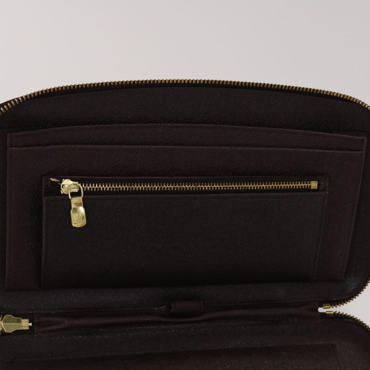 LOUIS VUITTON Taiga Organizer Atoll Travel Case Acajou M30656 LV  th3851