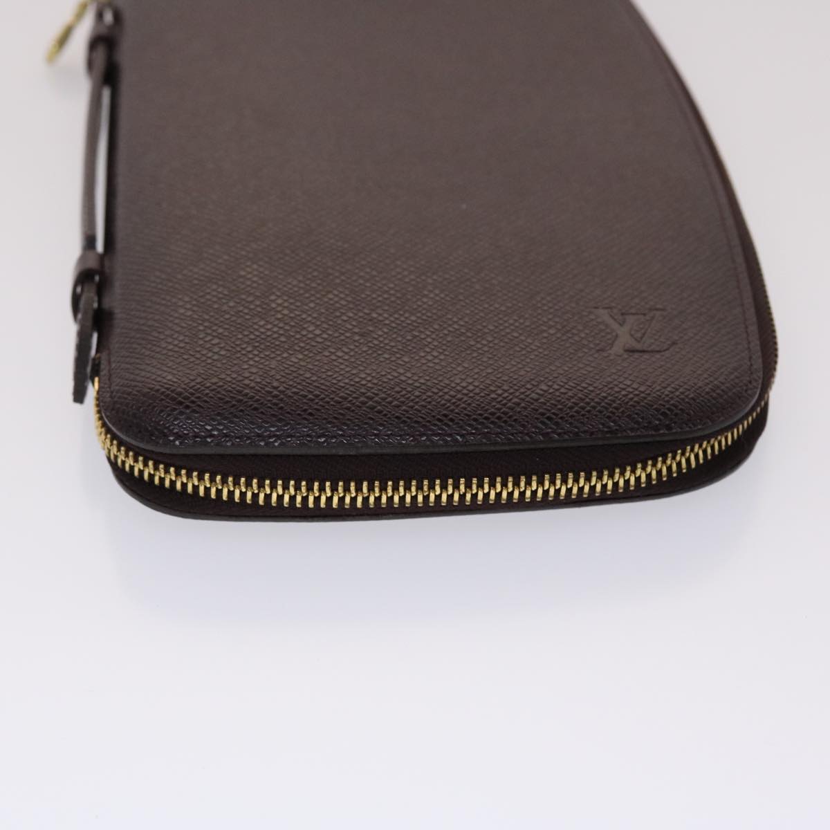 LOUIS VUITTON Taiga Organizer Atoll Travel Case Acajou M30656 LV  th3851