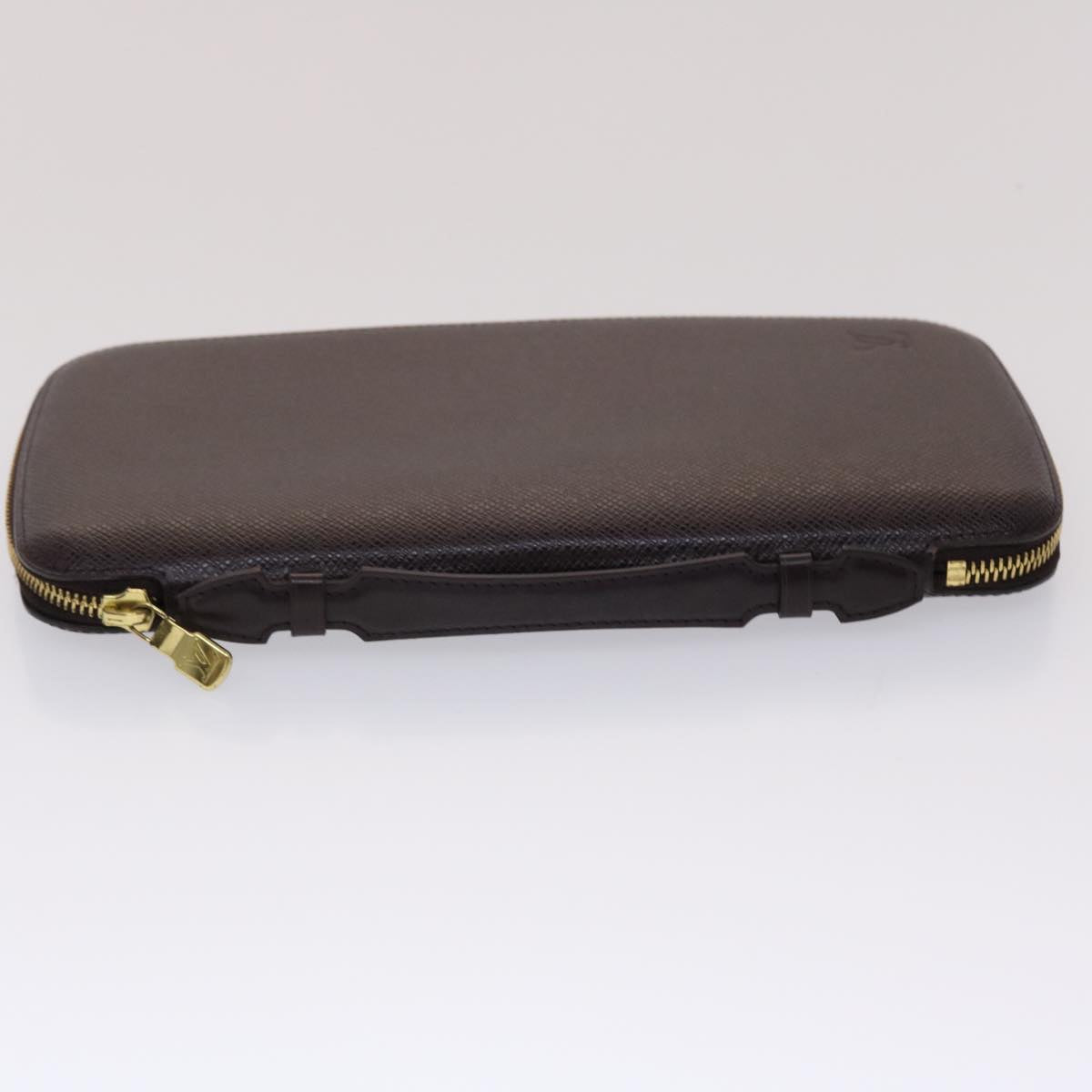 LOUIS VUITTON Taiga Organizer Atoll Travel Case Acajou M30656 LV  th3851