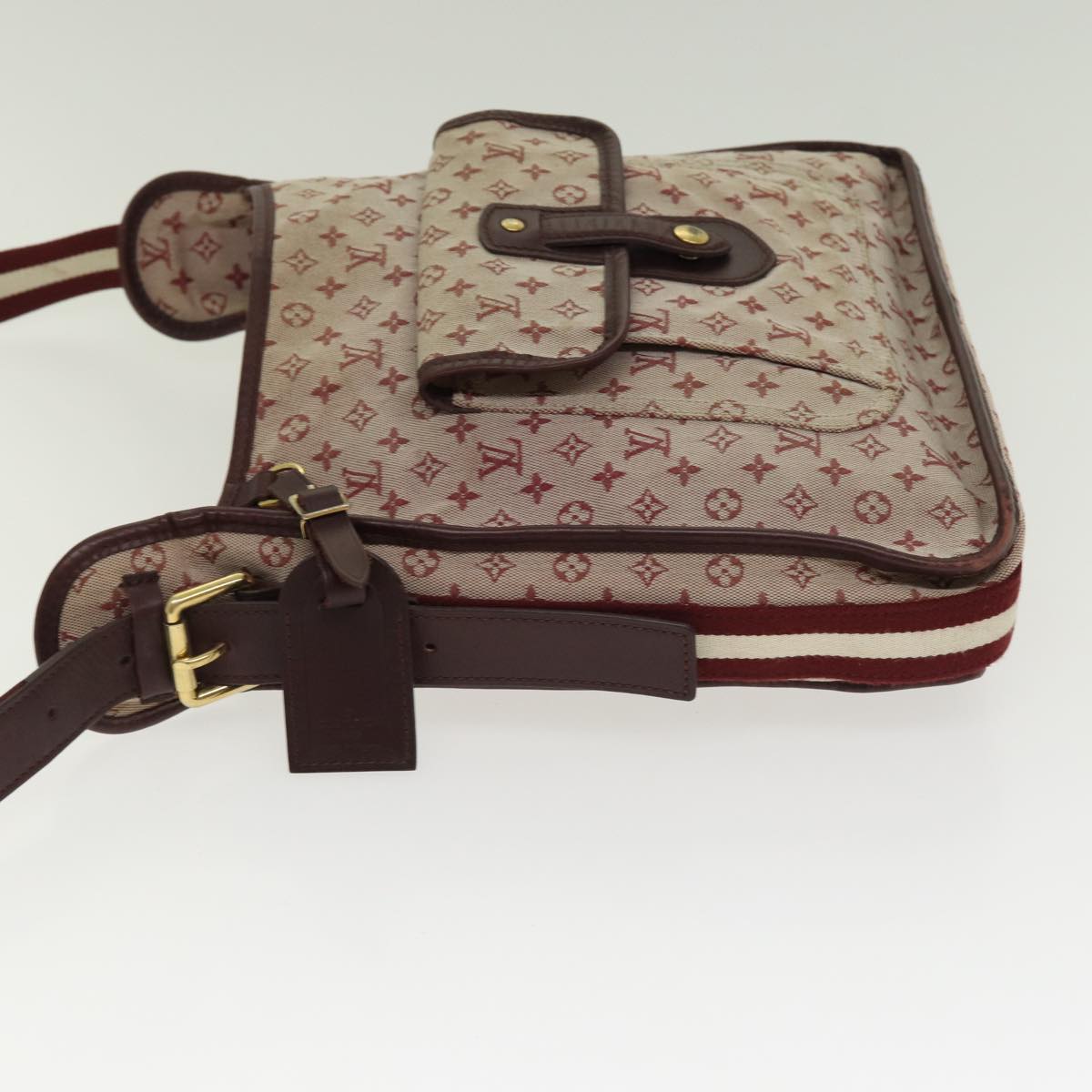 LOUIS VUITTON Monogram Mini Besace Mary Kate Bag Red M92321 LV Auth th5233