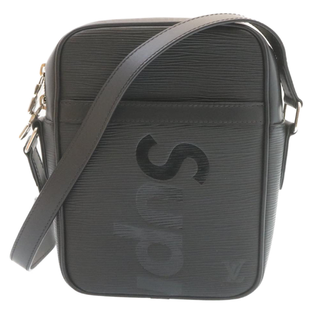 LOUIS VUITTON Supreme Epi Danube Shoulder Bag Black M53431 LV  ar5973A