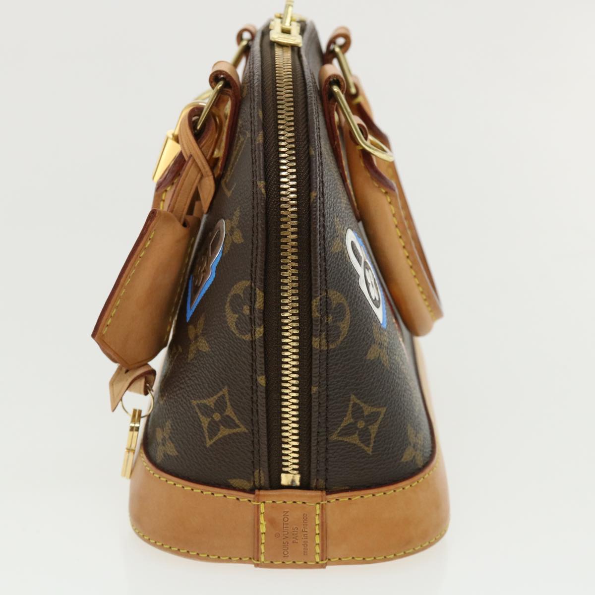 LOUIS VUITTON Monogram Lovelock Alma BB Hand Bag M44368 LV Auth 35666