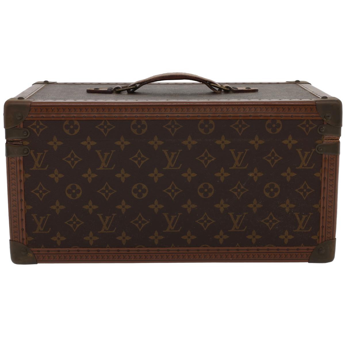 LOUIS VUITTON Monogram Boite Buteil Hand Bag Vanity Vintage M21822 Auth am1389g