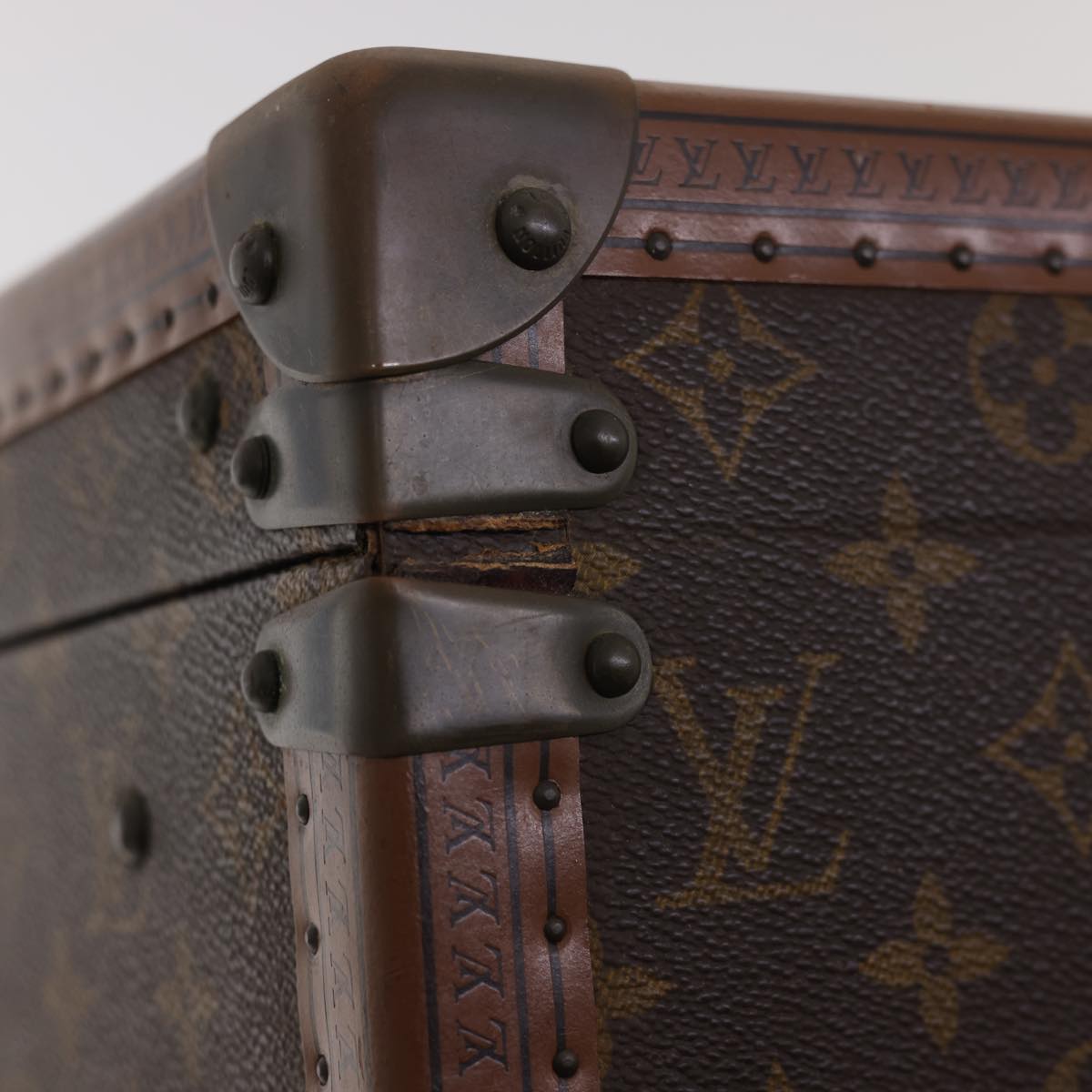 LOUIS VUITTON Monogram Boite Buteil Hand Bag Vanity Vintage M21822 Auth am1389g