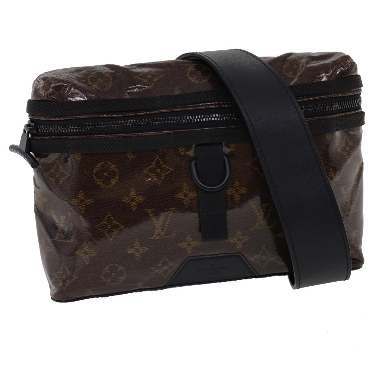 LOUIS VUITTON Monogram Glaze Messenger PM Shoulder Bag Enamel M43895 Auth 33464