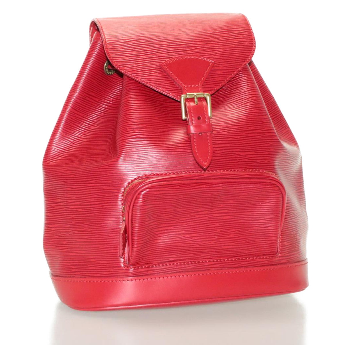 LOUIS VUITTON Epi Montsouris MM Backpack Red LV  am2389sA