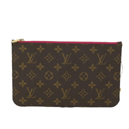LOUIS VUITTON Monogram Neverfull MM Pouch Pouch LV Auth S104