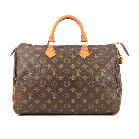 Louis Vuitton Monogram Canvas Speedy 35 Bag
