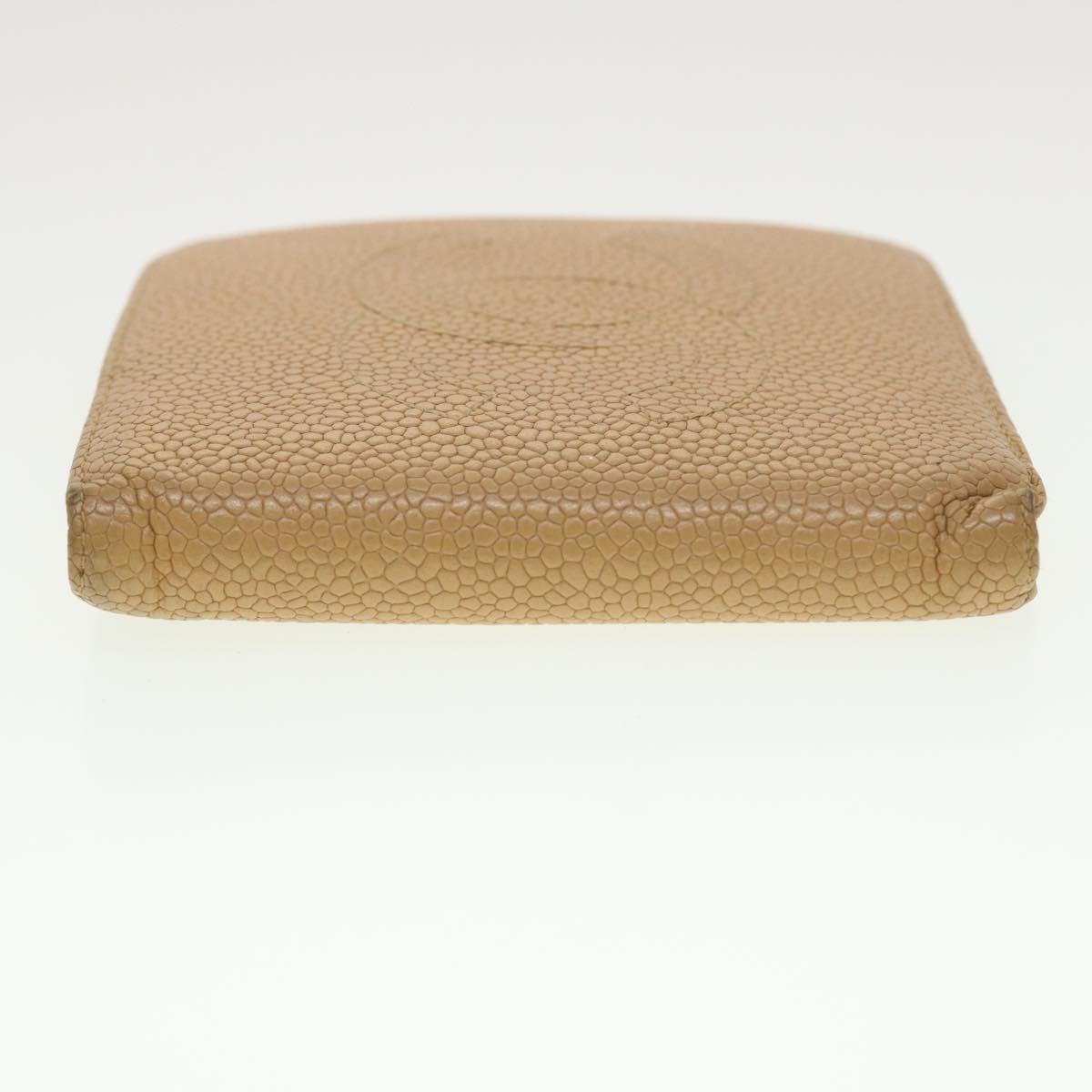 Chanel Wallet Caviar Skin Beige CC  ti1127