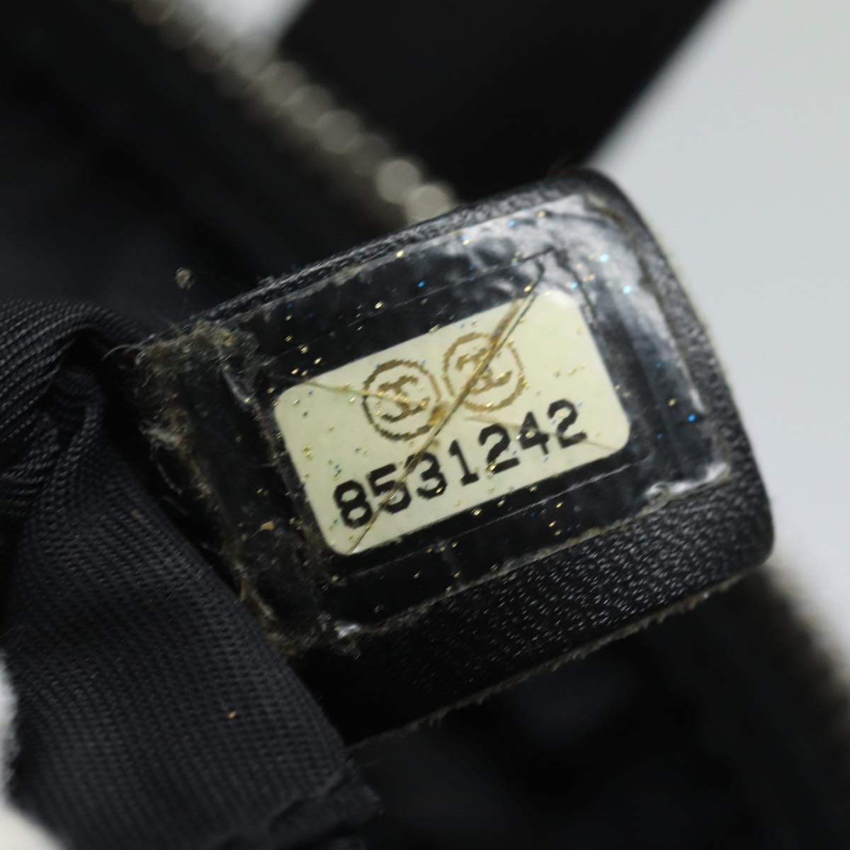 CHANEL New Travel Line Tote Bag Nylon Black CC Auth ti1847