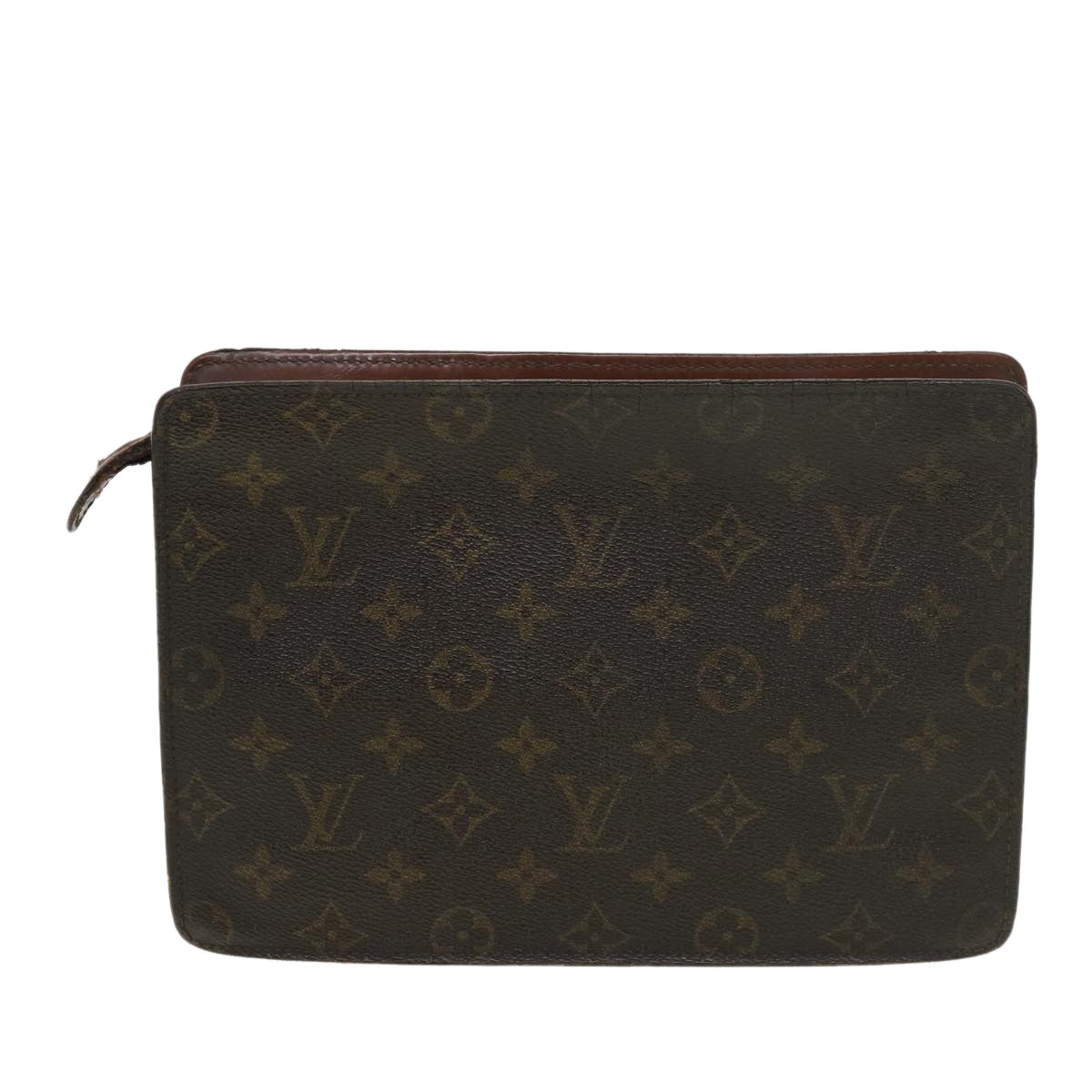 LOUIS VUITTON Monogram Pochette Homme Clutch Bag M51795 LV  ti983