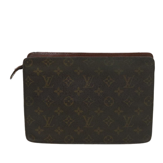 LOUIS VUITTON Monogram Pochette Homme Clutch Bag M51795 LV  ti983