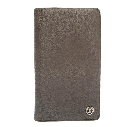 Chanel Metallic Lambskin Bifold Long Wallet