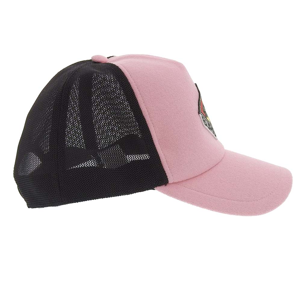 Burberry Wool Nylon Baseball Cap Pink Black L