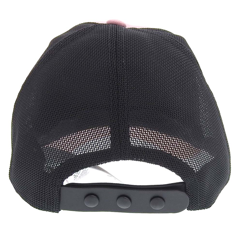 Burberry Wool Nylon Baseball Cap Pink Black L