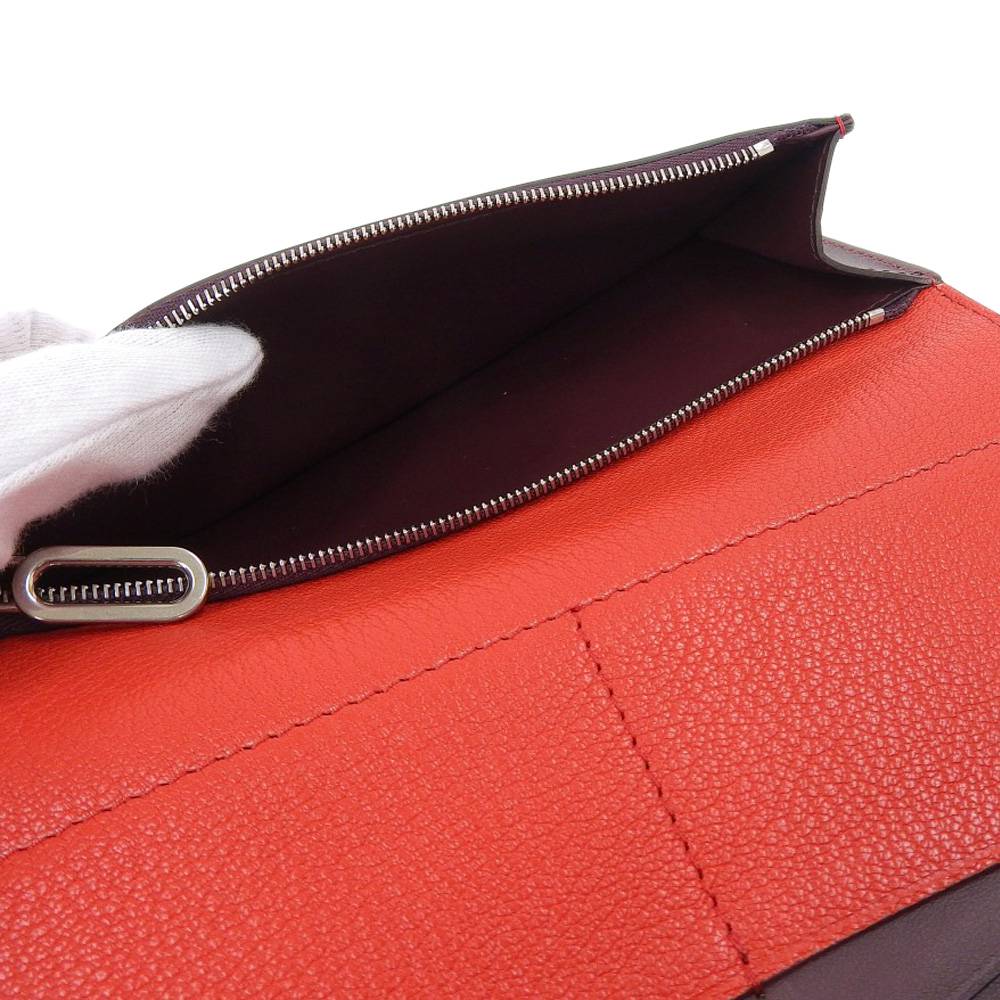 Burberry Leather D-Ring Continental Wallet