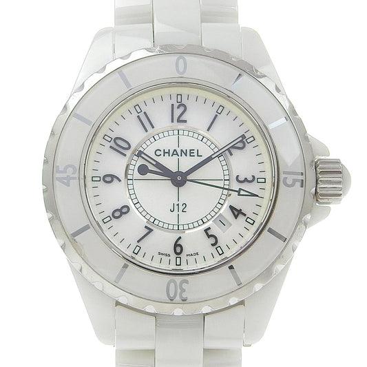 Chanel J12 Date White Ceramic Quartz Watch H0968