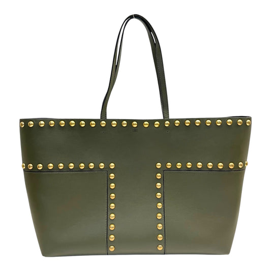 Tory Burch Leather Block-T Stud Tote