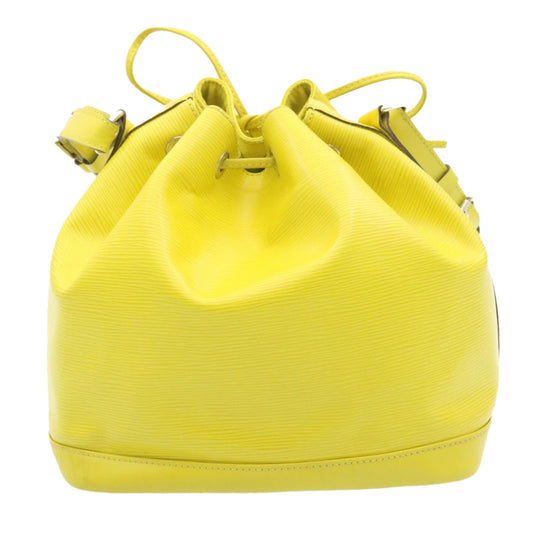 LOUIS VUITTON Epi Petit Noe Shoulder Bag Yellow Pistache M40969 LV  tp041