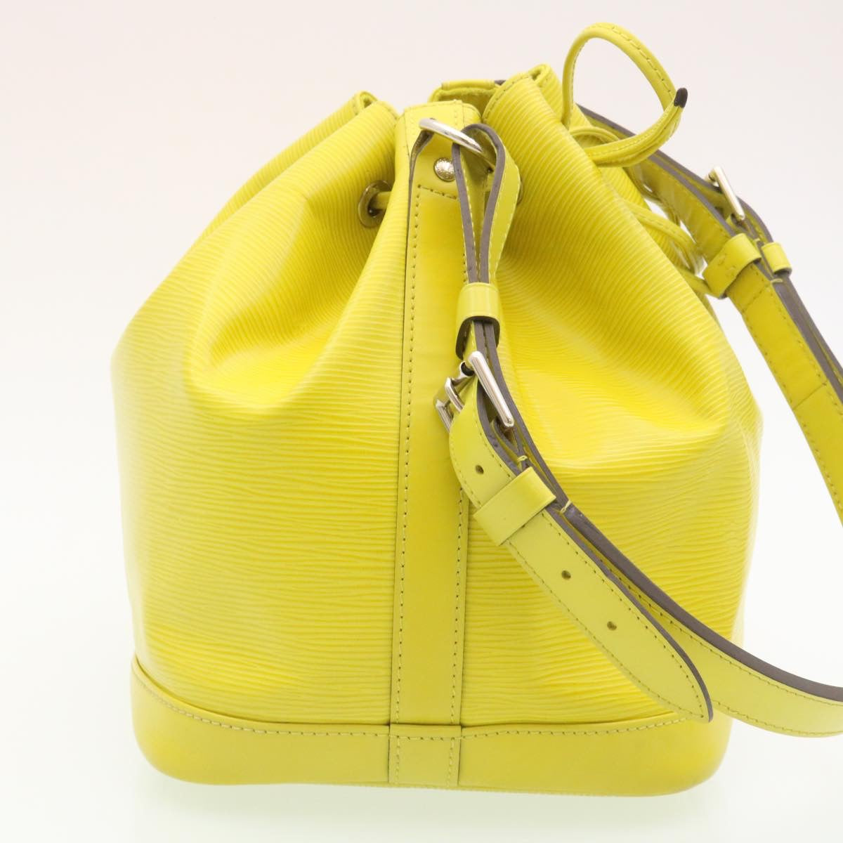 LOUIS VUITTON Epi Petit Noe Shoulder Bag Yellow Pistache M40969 LV  tp041