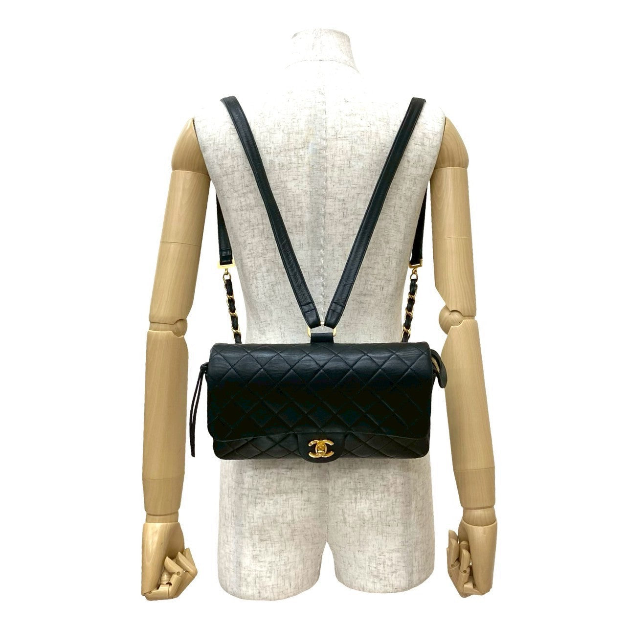 Chanel Matelassé Lambskin Leather Backpack