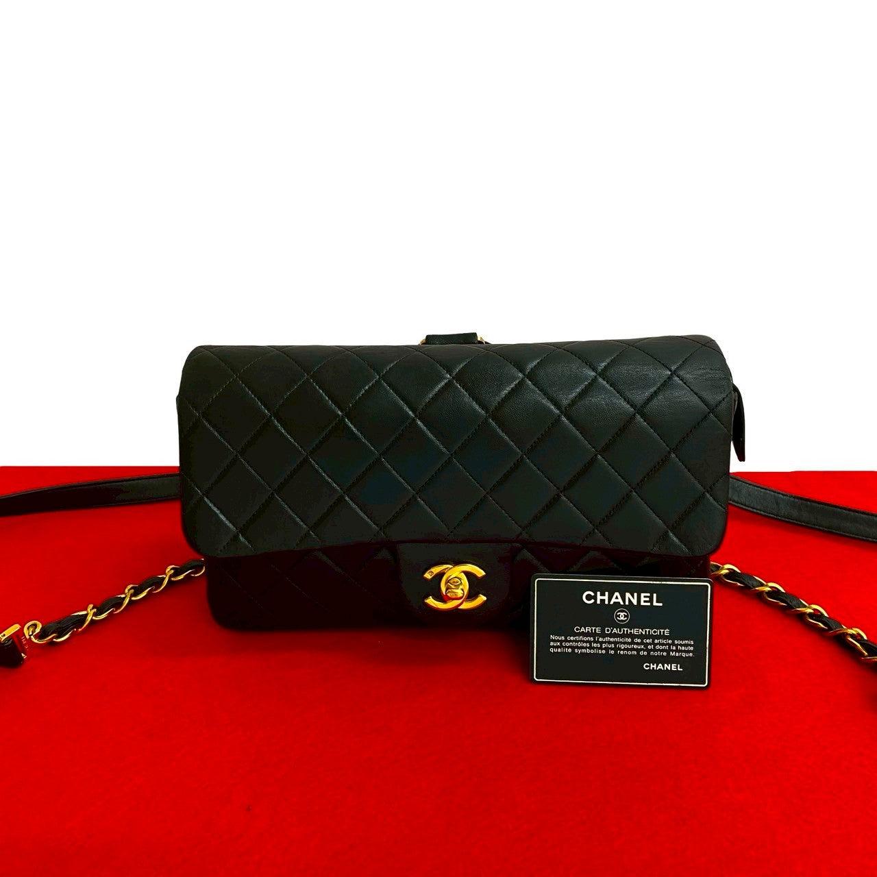 Chanel Matelassé Lambskin Leather Backpack