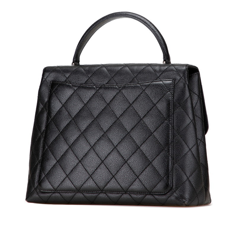 Chanel Coco Mark Matelassé Caviar Skin Handbag