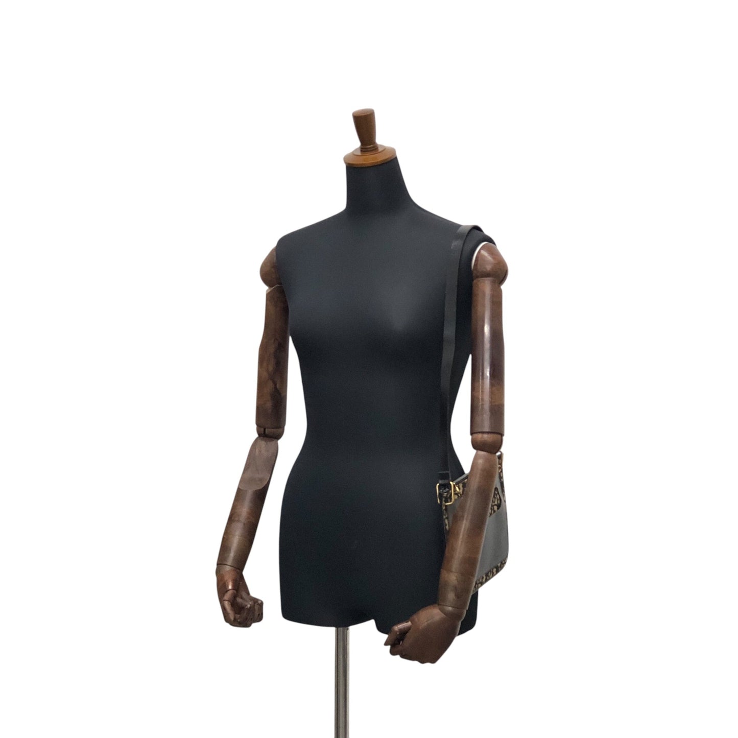 Christian Dior Trotter Shoulder bag Black Vintage z8apv6