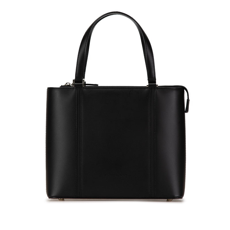 Burberry Leather Nova Check Handbag
