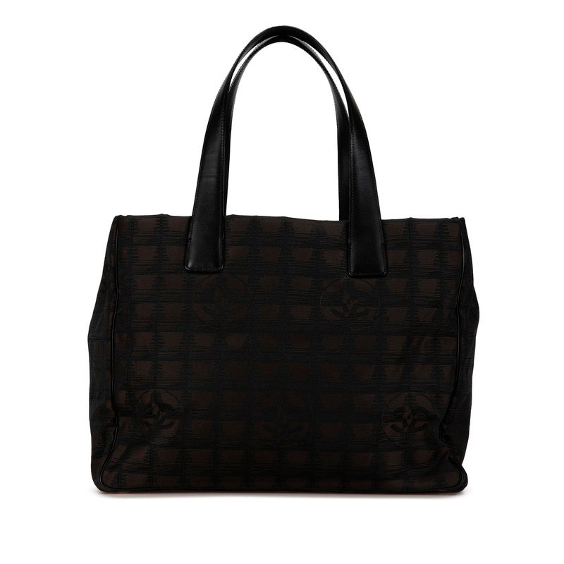 Chanel New Travel Line Nylon Leather Tote Bag