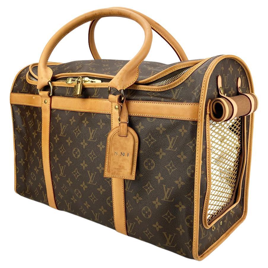 LOUIS VUITTON Monogram Sac Chien Pet Carrier 50