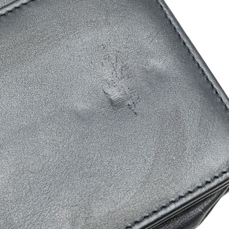 Chanel Deauville Denim Chain Wallet Wallet