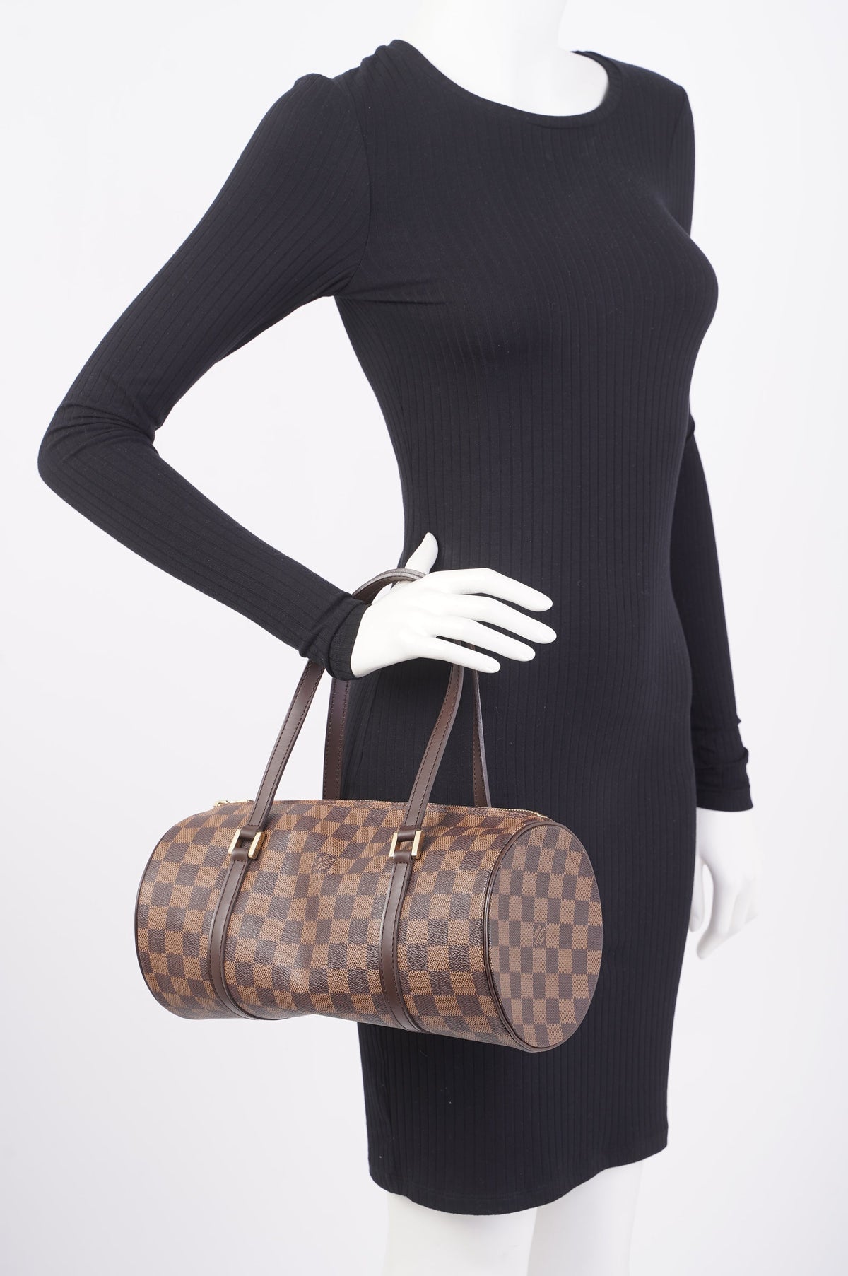 Louis Vuitton Papillon Damier Ebene / Brown Canvas 30