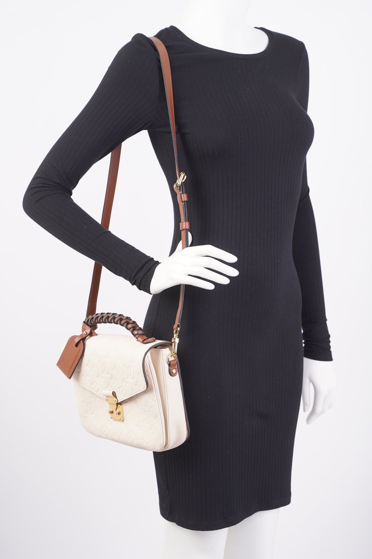 Louis Vuitton Pochette Metis Cream Empreinte Leather