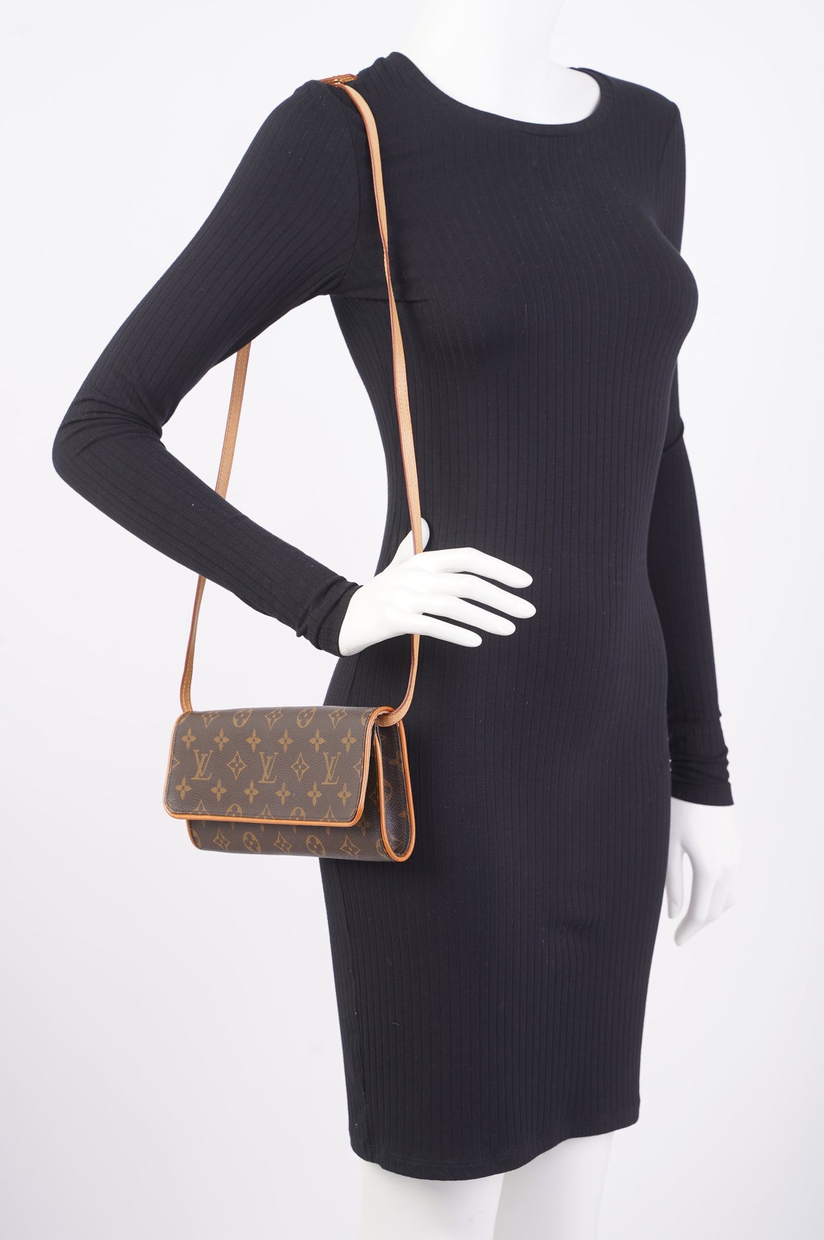 Louis Vuitton Twin Pochette Monogram Coated Canvas GM