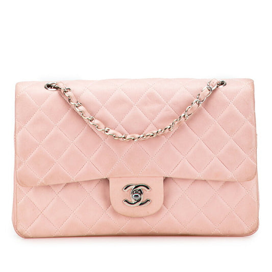 Chanel Double Flap Matelassé Lambskin Shoulder Bag