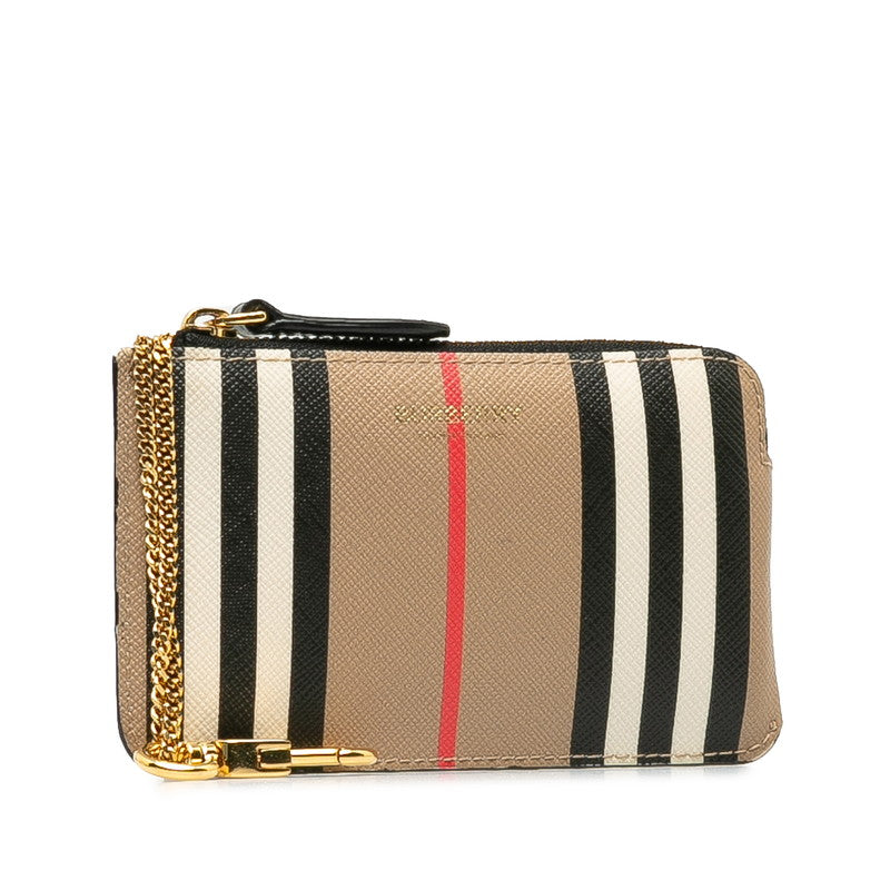 Burberry Check PVC Leather Coin Case