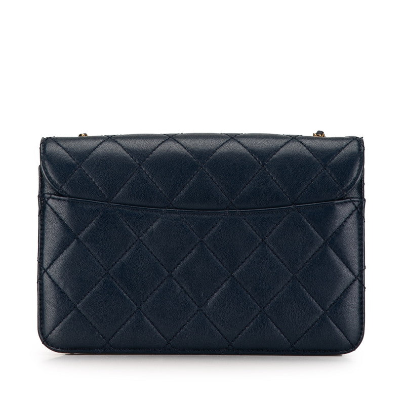 Chanel Lambskin Coco Mark Matelasse Shoulder Bag