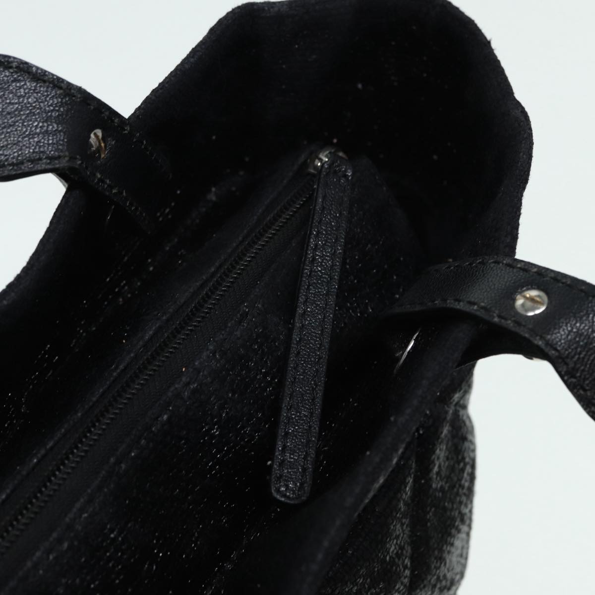 Top Quality Chanel Paris Biarritz Tote PM Tote Bag Coated Canvas Black CC Auth yb614