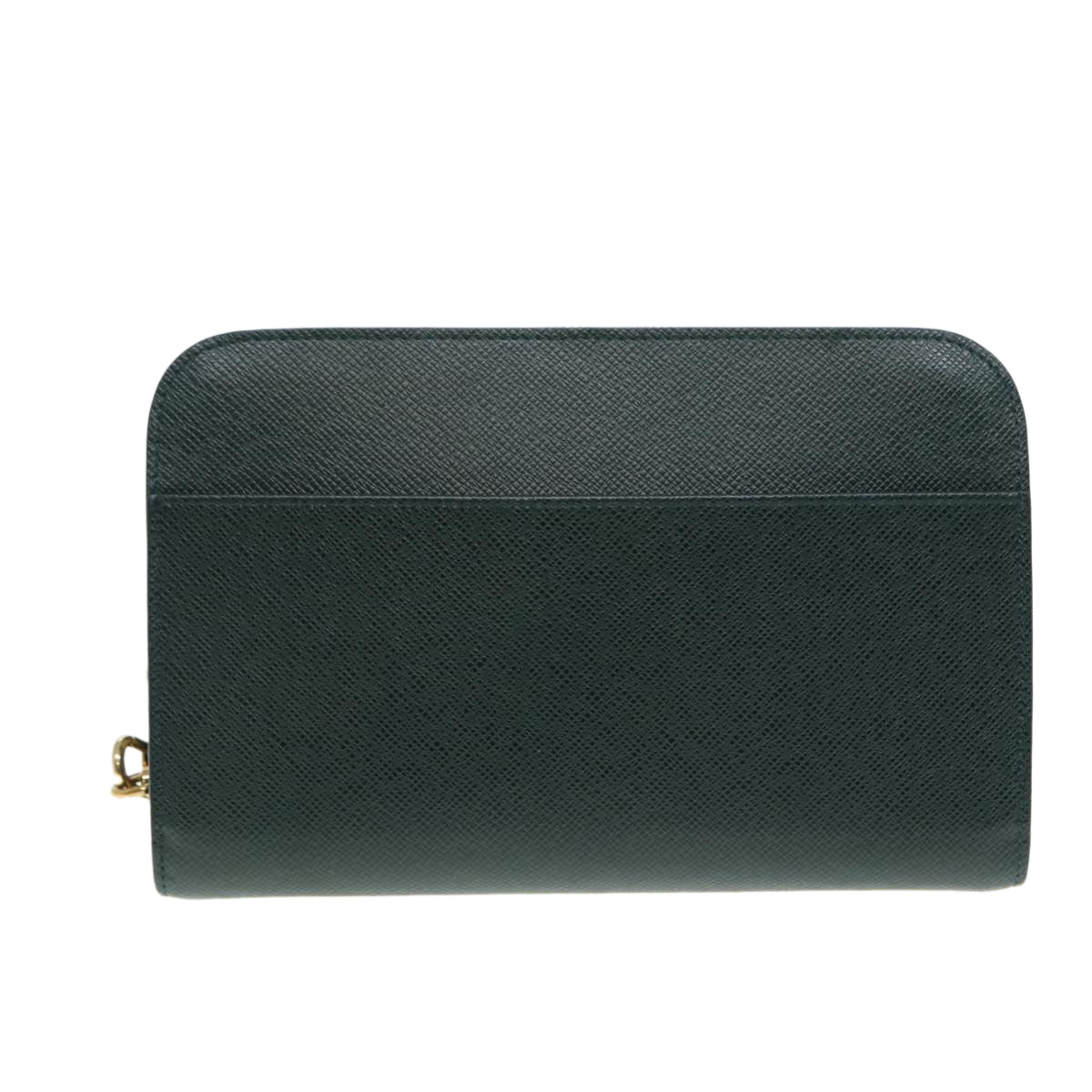 LOUIS VUITTON Taiga Baikal Clutch Bag Epicea M30184 LV Auth yb661