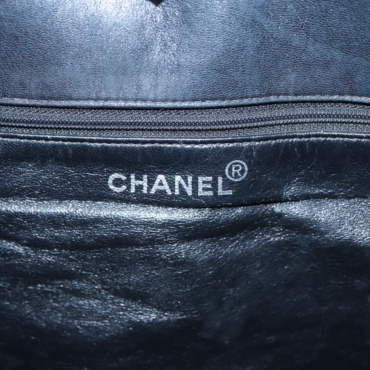 Top Quality Chanel Matelasse Tote Bag Leather Black Silver CC Auth yb669