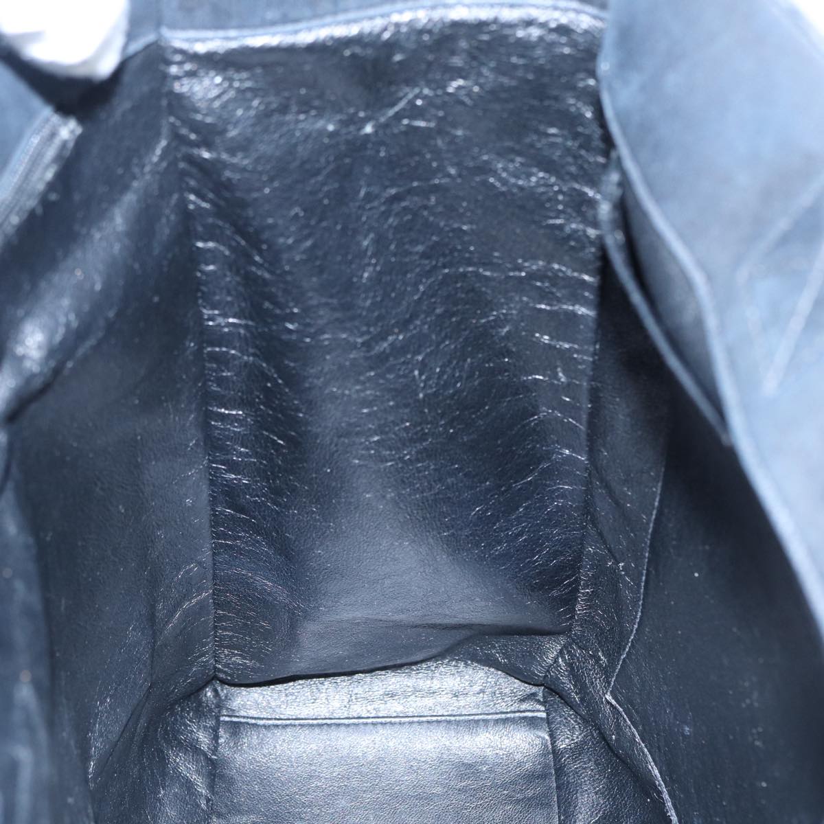 Top Quality Chanel Matelasse Tote Bag Leather Black Silver CC Auth yb669