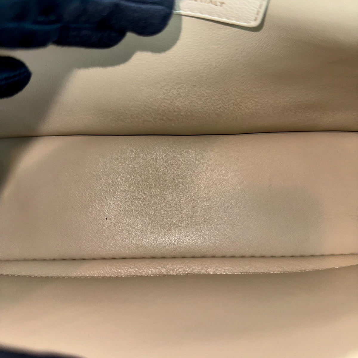 *Year 2022* Caro Large Flap Cannage Grained Calfskin Beige GHW