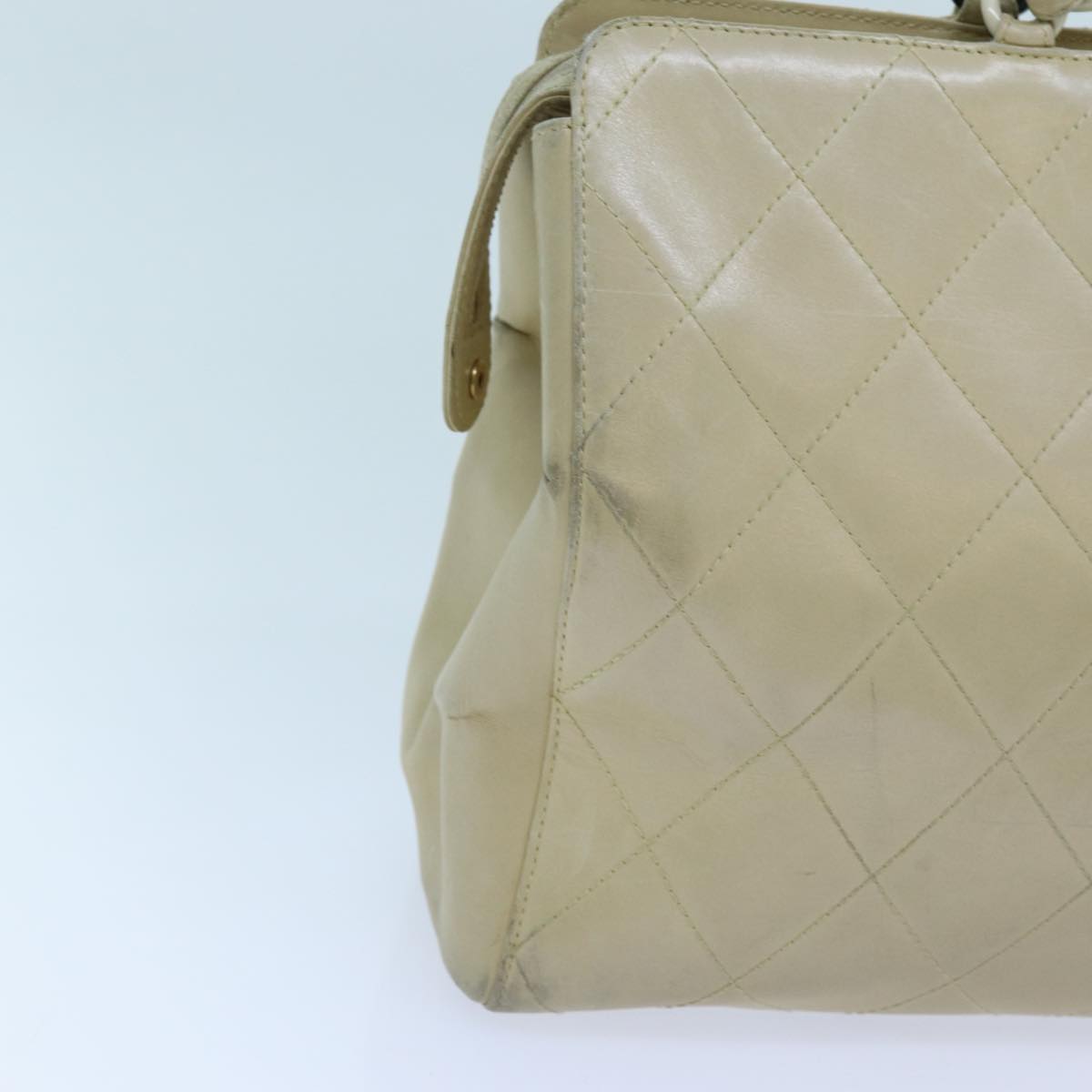 Top Quality Chanel Matelasse Chain Tote Bag Leather Beige CC Auth yk11588