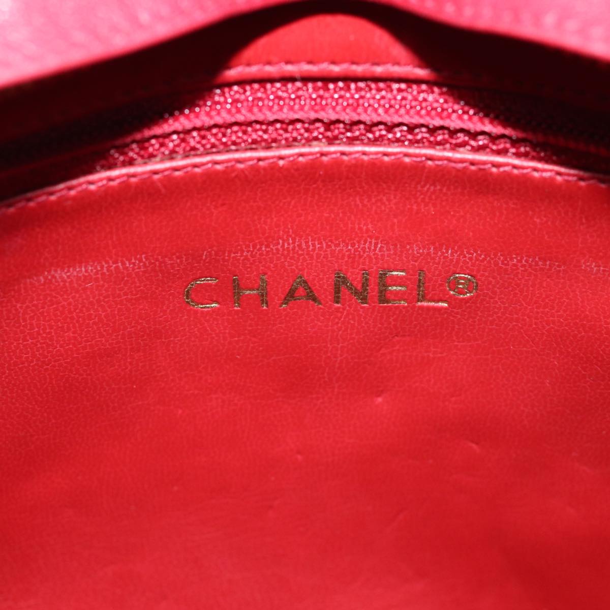 Top Quality Chanel Matelasse Chain Shoulder Bag Leather Red CC Auth yk11662