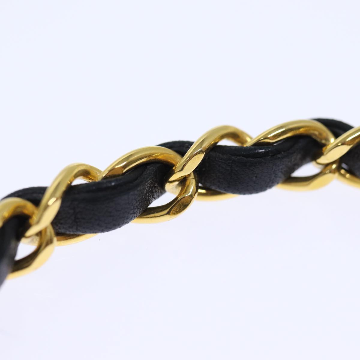 Top Quality Chanel Diana Matelasse Chain Shoulder Bag Lamb Skin Black CC Auth yk12192A