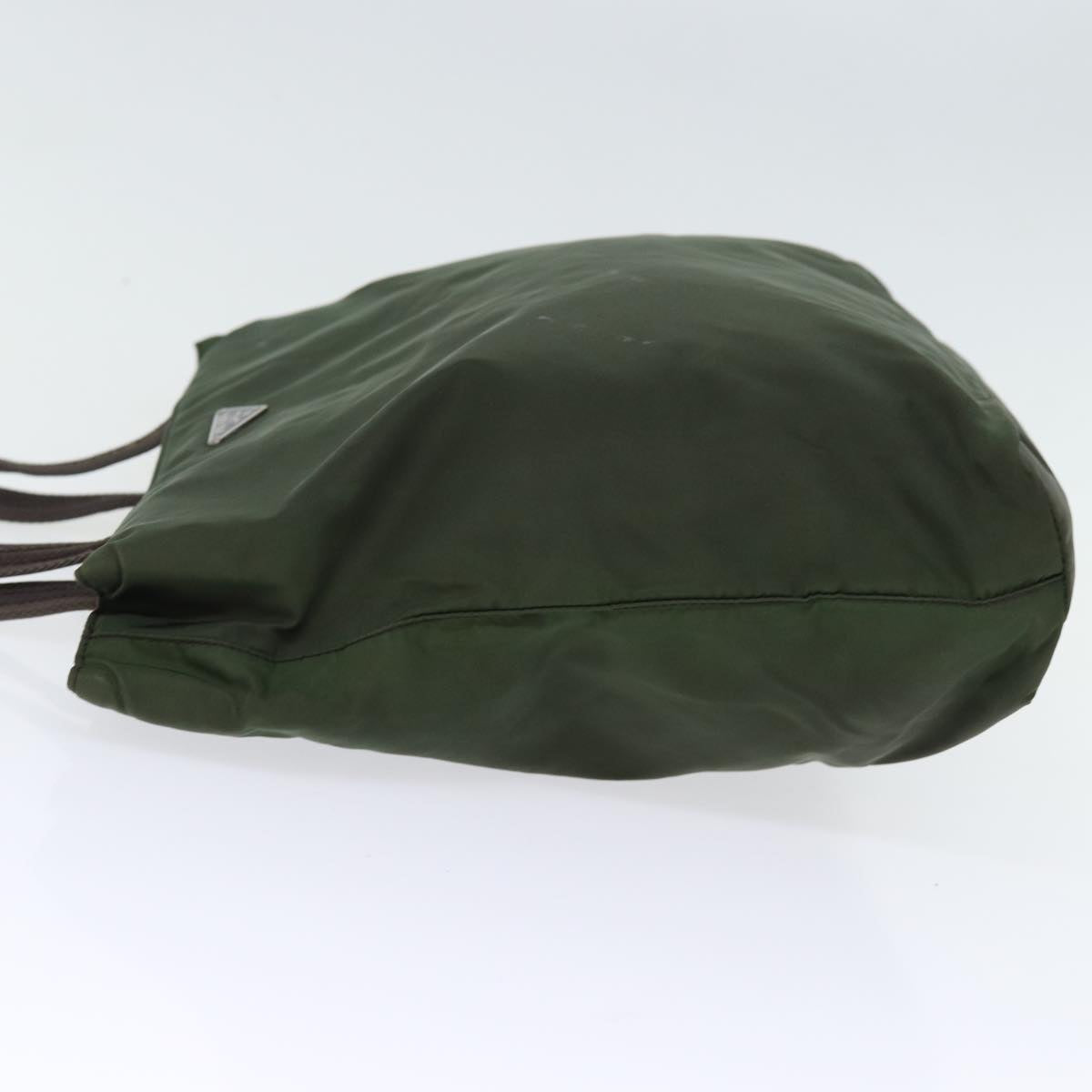 PRADA Tote Bag Nylon Khaki Auth yk12400