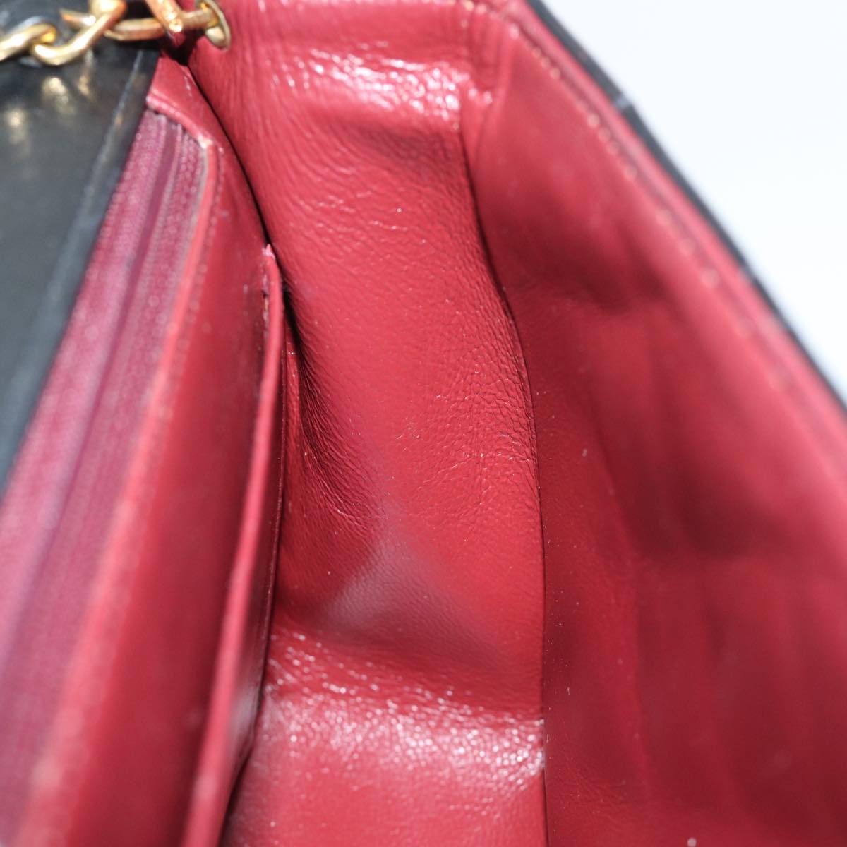 Top Quality Chanel Diana Matelasse Chain Shoulder Bag Lamb Skin Black CC Auth yk12418A