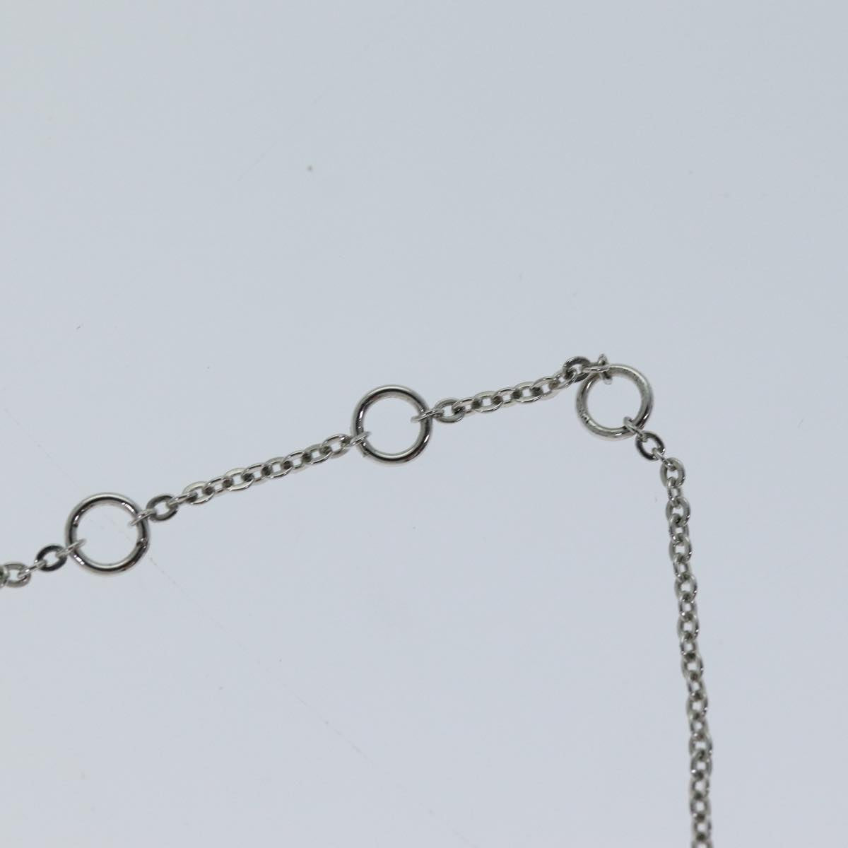 CHRISTIAN DIOR Necklace metal Pink Auth yk12543